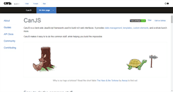 Desktop Screenshot of canjs.com